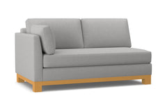 Avalon Left Arm Apartment Size Sofa :: Leg Finish: Natural / Configuration: LAF - Chaise on the Left