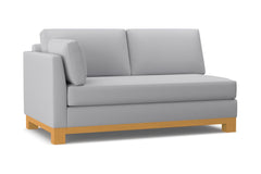 Avalon Left Arm Apartment Size Sofa :: Leg Finish: Natural / Configuration: LAF - Chaise on the Left