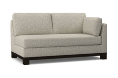 Avalon Right Arm Apartment Size Sofa :: Leg Finish: Espresso / Configuration: RAF - Chaise on the Right