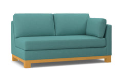 Avalon Right Arm Apartment Size Sofa :: Leg Finish: Natural / Configuration: RAF - Chaise on the Right