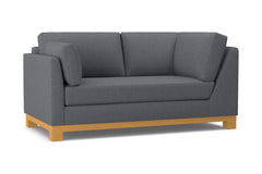 Avalon Left Arm Corner Apt Size Sofa :: Leg Finish: Natural / Configuration: LAF - Chaise on the Left