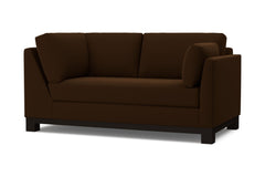 Avalon Right Arm Corner Apt Size Sofa :: Leg Finish: Espresso / Configuration: RAF - Chaise on the Right