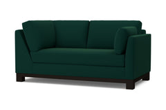 Avalon Right Arm Corner Apt Size Sofa :: Leg Finish: Espresso / Configuration: RAF - Chaise on the Right