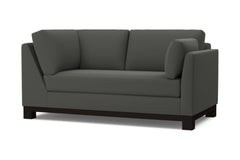 Avalon Right Arm Corner Apt Size Sofa :: Leg Finish: Espresso / Configuration: RAF - Chaise on the Right