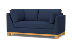 Avalon Right Arm Corner Apt Size Sofa :: Leg Finish: Natural / Configuration: RAF - Chaise on the Right