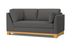 Avalon Right Arm Corner Apt Size Sofa :: Leg Finish: Natural / Configuration: RAF - Chaise on the Right