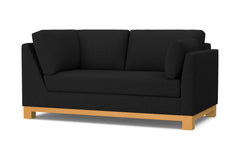 Avalon Right Arm Corner Apt Size Sofa :: Leg Finish: Natural / Configuration: RAF - Chaise on the Right