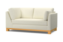 Avalon Right Arm Corner Apt Size Sofa :: Leg Finish: Natural / Configuration: RAF - Chaise on the Right