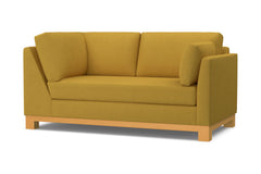 Avalon Right Arm Corner Apt Size Sofa :: Leg Finish: Natural / Configuration: RAF - Chaise on the Right