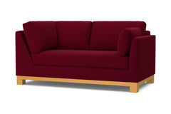 Avalon Right Arm Corner Apt Size Sofa :: Leg Finish: Natural / Configuration: RAF - Chaise on the Right