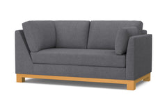 Avalon Right Arm Corner Apt Size Sofa :: Leg Finish: Natural / Configuration: RAF - Chaise on the Right