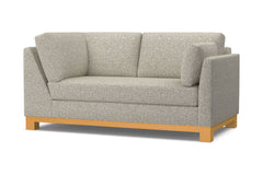 Avalon Right Arm Corner Apt Size Sofa :: Leg Finish: Natural / Configuration: RAF - Chaise on the Right