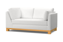 Avalon Right Arm Corner Apt Size Sofa :: Leg Finish: Natural / Configuration: RAF - Chaise on the Right