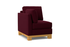 Avalon Left Arm Chair :: Leg Finish: Natural / Configuration: LAF - Chaise on the Left