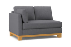 Avalon Left Arm Loveseat :: Leg Finish: Natural / Configuration: LAF - Chaise on the Left