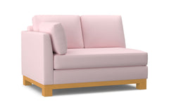 Avalon Left Arm Loveseat :: Leg Finish: Natural / Configuration: LAF - Chaise on the Left