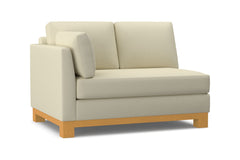 Avalon Left Arm Loveseat :: Leg Finish: Natural / Configuration: LAF - Chaise on the Left