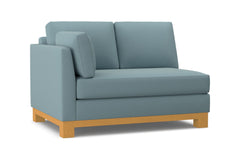 Avalon Left Arm Loveseat :: Leg Finish: Natural / Configuration: LAF - Chaise on the Left