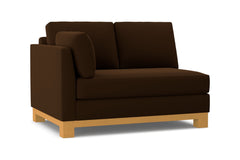 Avalon Left Arm Loveseat :: Leg Finish: Natural / Configuration: LAF - Chaise on the Left