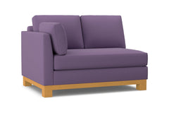 Avalon Left Arm Loveseat :: Leg Finish: Natural / Configuration: LAF - Chaise on the Left