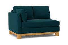 Avalon Left Arm Loveseat :: Leg Finish: Natural / Configuration: LAF - Chaise on the Left