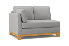 Avalon Left Arm Loveseat :: Leg Finish: Natural / Configuration: LAF - Chaise on the Left