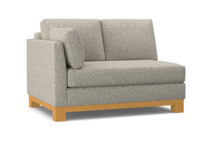 Avalon Left Arm Loveseat :: Leg Finish: Natural / Configuration: LAF - Chaise on the Left