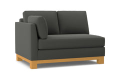 Avalon Left Arm Loveseat :: Leg Finish: Natural / Configuration: LAF - Chaise on the Left