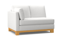 Avalon Left Arm Loveseat :: Leg Finish: Natural / Configuration: LAF - Chaise on the Left