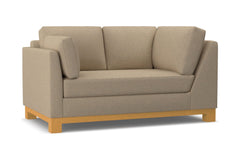 Avalon Left Arm Corner Loveseat :: Leg Finish: Natural / Configuration: LAF - Chaise on the Left