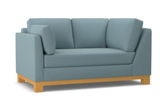 Avalon Left Arm Corner Loveseat :: Leg Finish: Natural / Configuration: LAF - Chaise on the Left