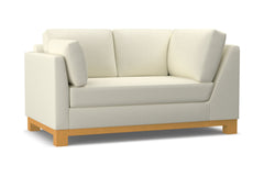 Avalon Left Arm Corner Loveseat :: Leg Finish: Natural / Configuration: LAF - Chaise on the Left