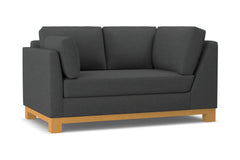 Avalon Left Arm Corner Loveseat :: Leg Finish: Natural / Configuration: LAF - Chaise on the Left