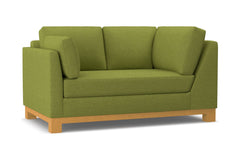 Avalon Left Arm Corner Loveseat :: Leg Finish: Natural / Configuration: LAF - Chaise on the Left