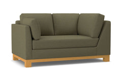 Avalon Left Arm Corner Loveseat :: Leg Finish: Natural / Configuration: LAF - Chaise on the Left