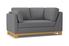 Avalon Left Arm Corner Loveseat :: Leg Finish: Natural / Configuration: LAF - Chaise on the Left