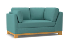 Avalon Left Arm Corner Loveseat :: Leg Finish: Natural / Configuration: LAF - Chaise on the Left