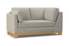 Avalon Left Arm Corner Loveseat :: Leg Finish: Natural / Configuration: LAF - Chaise on the Left