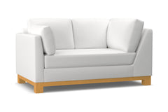 Avalon Left Arm Corner Loveseat :: Leg Finish: Natural / Configuration: LAF - Chaise on the Left