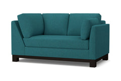 Avalon Right Arm Corner Loveseat :: Leg Finish: Espresso / Configuration: RAF - Chaise on the Right