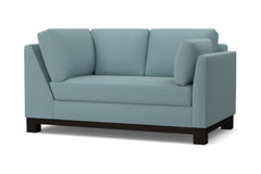 Avalon Right Arm Corner Loveseat :: Leg Finish: Espresso / Configuration: RAF - Chaise on the Right