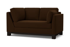 Avalon Right Arm Corner Loveseat :: Leg Finish: Espresso / Configuration: RAF - Chaise on the Right