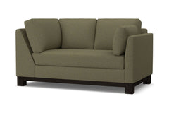 Avalon Right Arm Corner Loveseat :: Leg Finish: Espresso / Configuration: RAF - Chaise on the Right