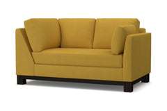 Avalon Right Arm Corner Loveseat :: Leg Finish: Espresso / Configuration: RAF - Chaise on the Right