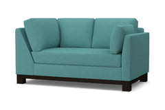 Avalon Right Arm Corner Loveseat :: Leg Finish: Espresso / Configuration: RAF - Chaise on the Right