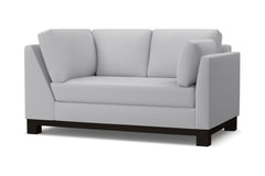 Avalon Right Arm Corner Loveseat :: Leg Finish: Espresso / Configuration: RAF - Chaise on the Right