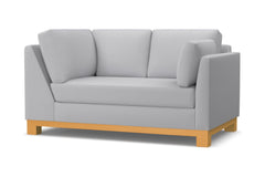 Avalon Right Arm Corner Loveseat :: Leg Finish: Natural / Configuration: RAF - Chaise on the Right