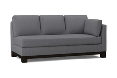 Avalon Right Arm Sofa :: Leg Finish: Espresso / Configuration: RAF - Chaise on the Right