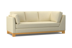 Avalon Left Arm Corner Sofa :: Leg Finish: Natural / Configuration: LAF - Chaise on the Left