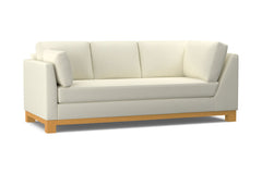 Avalon Left Arm Corner Sofa :: Leg Finish: Natural / Configuration: LAF - Chaise on the Left